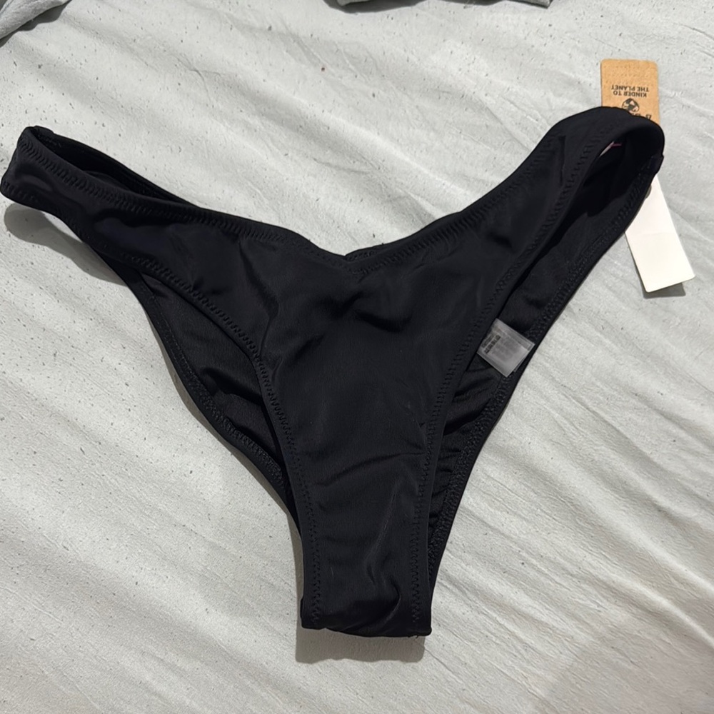 PINK Victoria's Secret Black Cheeky Bikini